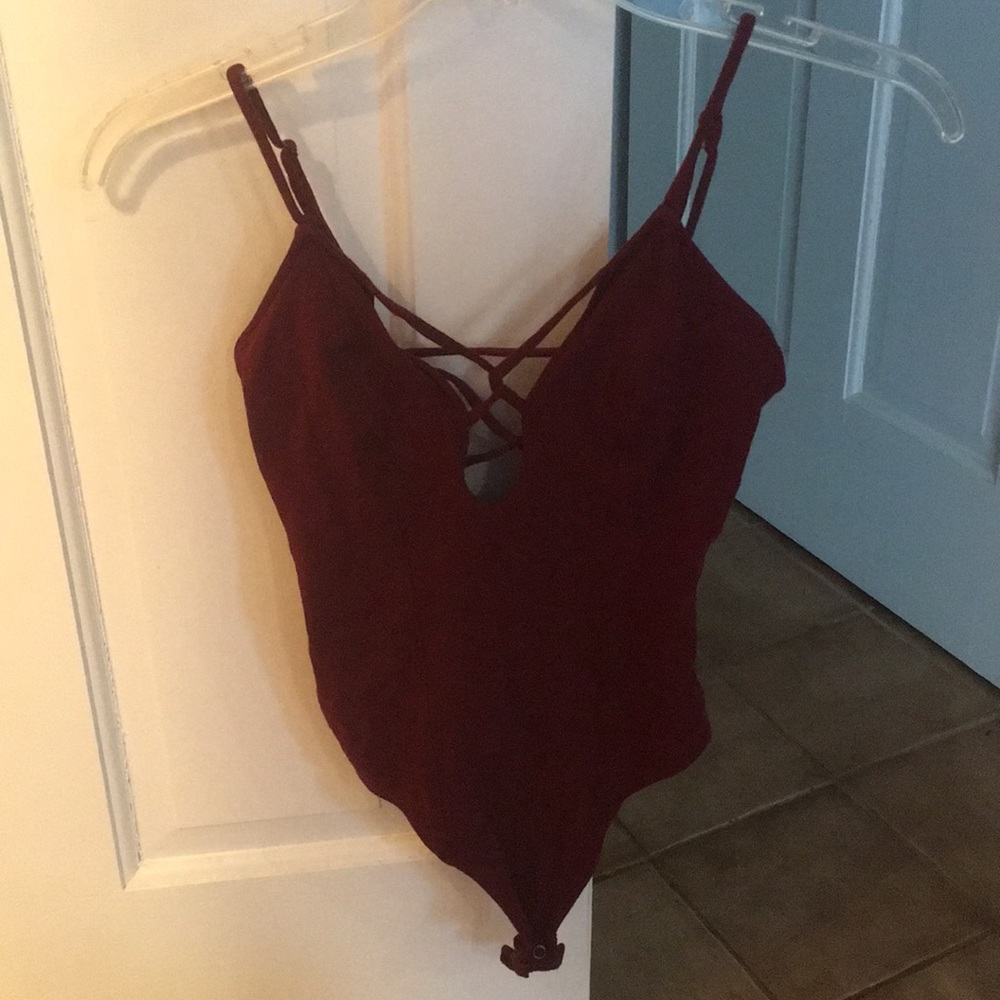 Express wine bodysuit